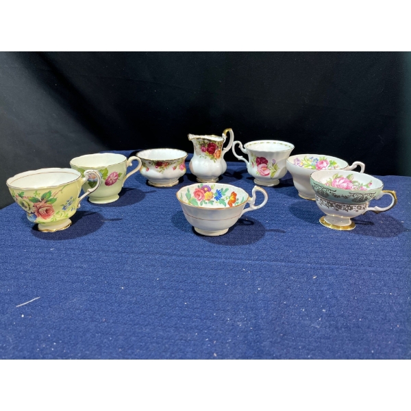 Collection of Various Teacups