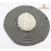 Image 7 : Hand Made Striped Textile Headpiece with Red Feather Detail
