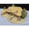 Image 2 : Hand Carving 'Tythe Barn' Miniature  By David Winter 