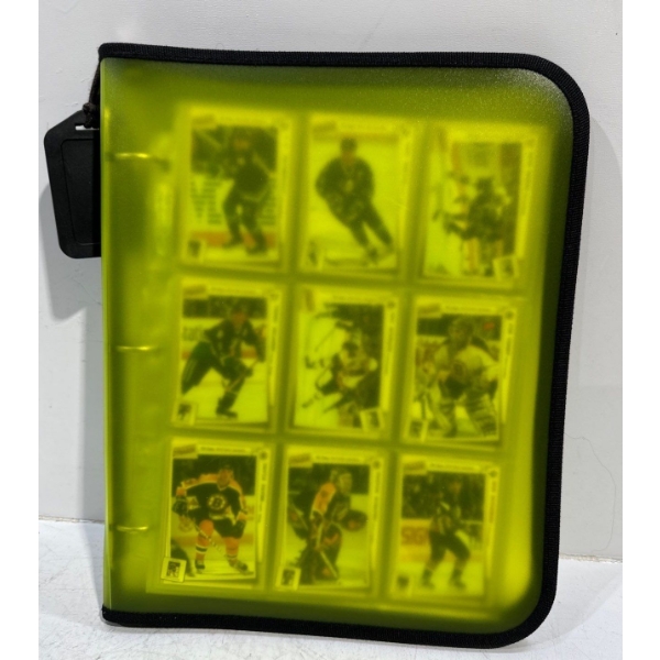 Binder of Pacific Dynagon 1997 Collector Hockey Cards