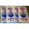 Image 3 : Collectible Miniature Commemorating Edmonton Oilers Banners- Souvenir's + Fan Apparel