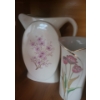 Image 2 : Collection of Vases Including: Pitcher Style 9.5 T, Cranberry 7.5 T and More!