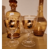 Image 4 : Bohemian Glass Decanters- Tallest: 13 T and Stemware