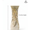 Image 2 : Large Moorcroft "Mimosa" Yellow, Cream & Green Vase 12''INCHES IN HEIGHT 