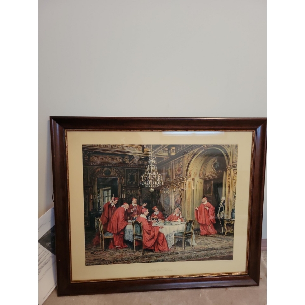 'Late But Welcome' by M. Bernett Religious Print 26x23