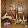 Image 1 : Hand Painted Heartwood Creek Rabbit Figurine w/ Brass Easel 14T & More