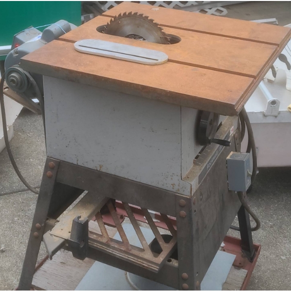 Rockwell/Beaver Table Saw with Doerr 1-HP Motor