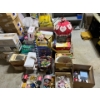 Image 1 : massive collection of crafting supplies, ribbons bows, dried flowers, sewing supplies, needing needl