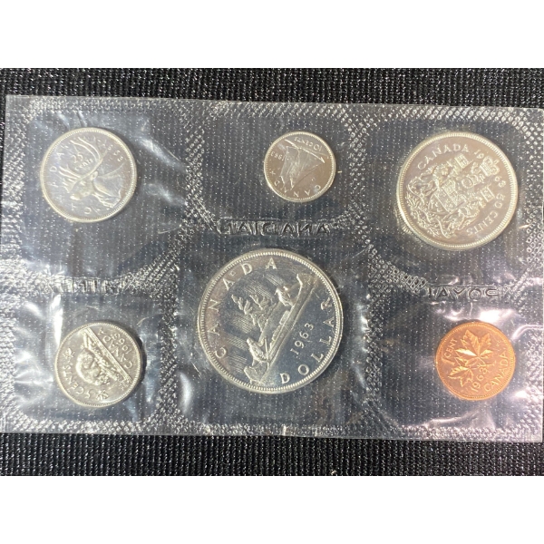 1963 Canadian Proof-Like 6-Coin Set
