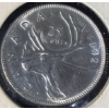 Image 2 : 1942 MS63 UNC Canadian Quarter 80% Silver