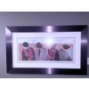 Image 1 : Framed Art Print Titled Maidens with Black Wood Frame