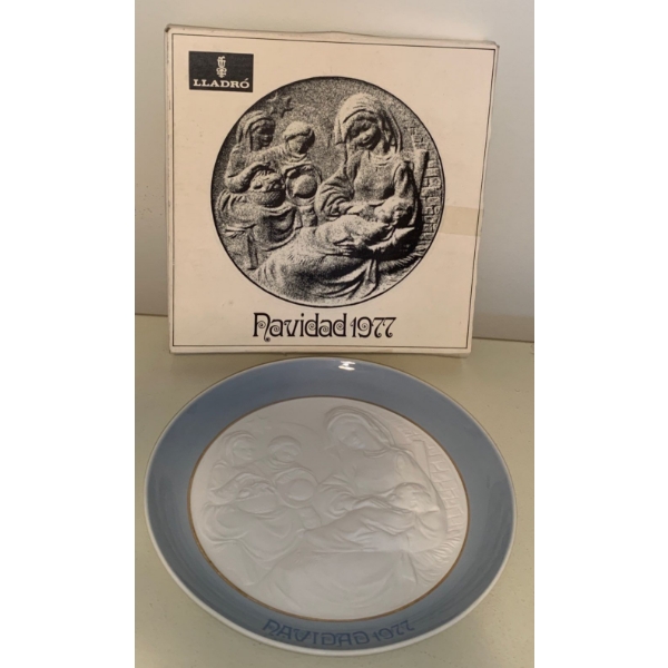  LLADRO 'Navidad 1977' Decorative Plate - 8W 