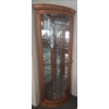 Image 1 : Corner Cabinet w/ Glass Shelves and Display Light 31 W, 23 D, 76 T (1)
