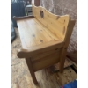 Image 5 : Wooden Storage Bench with Heart Cut-Out Backrest