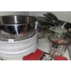 Image 2 : Miscellaneous Kitchen Items Includes: Pots, Plates, Storage Containers, Tableware