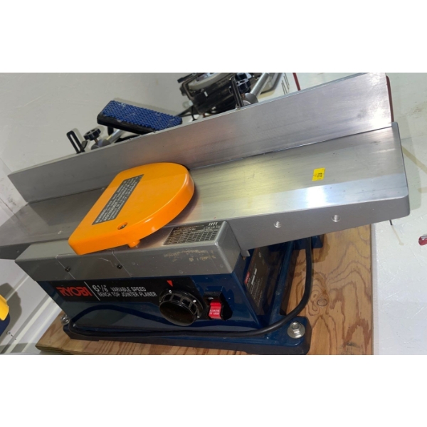 RYOBI 6 1/8" Variable Speed Bench Top Jointer Planer 
