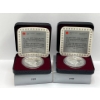 2 1989 Silver Canadian Coins 50% Ag 46g