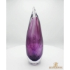 Image 2 : Purple Handblown Glass Sculpture, 15-Inch Height