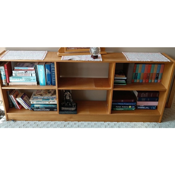 Gorgeous Wooden Shelf (Contents NOT Included) - 71W, 12D, 30T