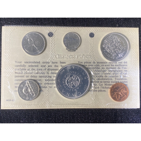  1964 Canadian Uncirculated Coin Set