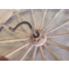 Image 3 : Antique Spinning Wheel 30" Diameter and Bobbin 