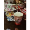 Image 2 : Colorful Flower Tea Service, Includes Teapot 7 T, 2 Large Cups and 6 Small Cups and Saucers 