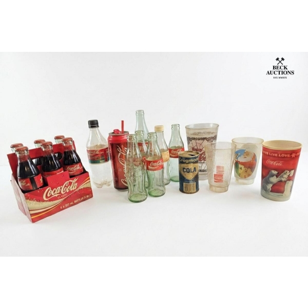 Vintage The Coca-Cola Company Memorabilia Collection A Six-Pack Cardboard Carrier And More!