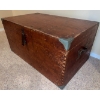 Image 2 : Rustic English Wood w/Metal Latch Chest Or Trunk For Storage-Medicine Chest