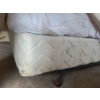Image 3 : Wood Headboard 67 w 48 h w Rails & Mattress Included