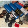 Image 2 : Power Fist Flip Front Welding Helmut, Two Large Tarps, Torch, & Shop Supplies