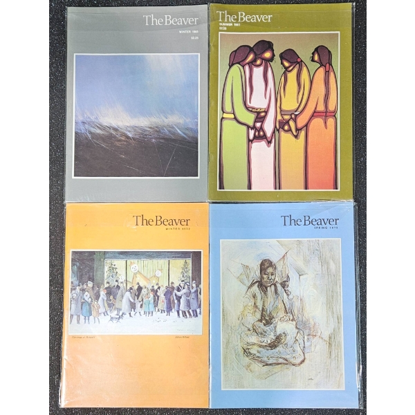Four Issues of ‘The Beaver’ Magazine with Historic Advertisements