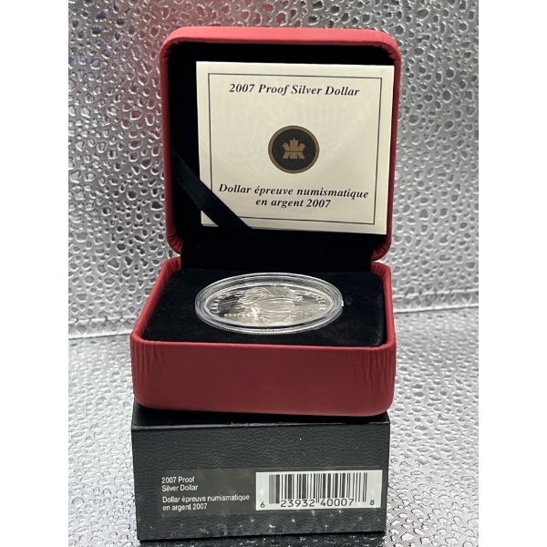 2007 Canadian Celebrating Thayendanegea  Silver Dollar 25.175g 92.5% Silver			