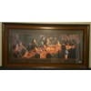 Image 1 : The Last Supper Framed Print, Signed - 46W, 24T