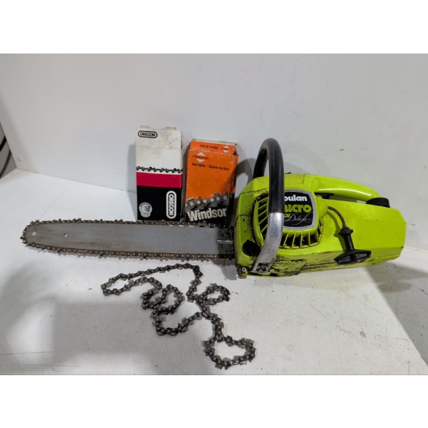 Poulan Micro XXV Deluxe w/ Accessories - Not History Related But A Garage Must Have