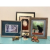 Image 1 : 3 figurines from Boyd's Bears & Friends, The Bearstone Collection. "Krystal & Axel...Canadian Waltz"