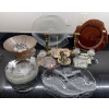 Image 1 : Assorted Servingware Collection - Fish Platters Brass Candle Holders & more