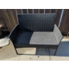 Image 4 : 3 Piece Rattan Patio Set 44x26x40"tall