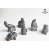 Image 1 : Collectible Canadian Soapstone Carvings Including Wolf Originals