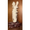 Image 2 : Ivory Figure Of Female Immortal Or Maiden 10T