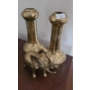 Image 1 : Brass Elephant and Pair of Vases 7.5 T