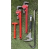 Image 1 : 24" Heavy Duty Pipe Wrenchs XL Pry Bar Claw Hammer & more