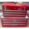Image 1 : Two Red Mastercraft Drawered Medium Sized Tool Boxes (No Tools Inside!)  Empty Tool Chests X 2