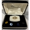 Image 1 : 'Chameleon' 10k Gold Ring, Stones Changable but Needs Repair w/ Claws; Gold Portion Weighs 2.9 Grams