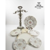 Image 2 :  collection of plates ( Bavaria porcelain  "Chateau Dresden , 2 Royal Albert Petit Point ....