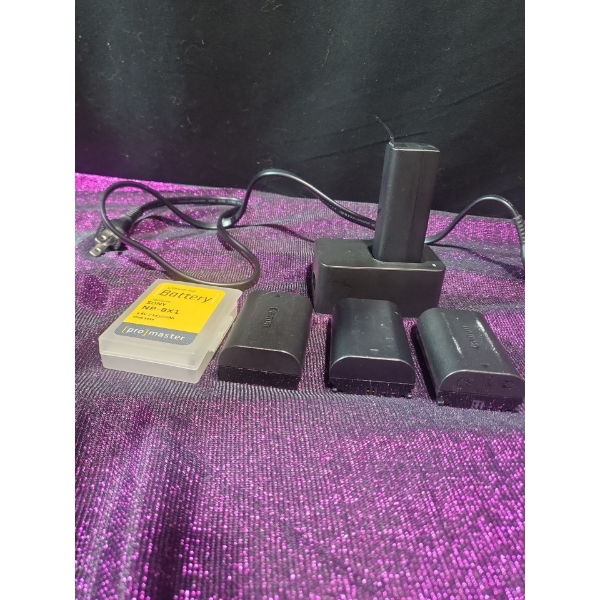 Camera Batteries & Charging Station