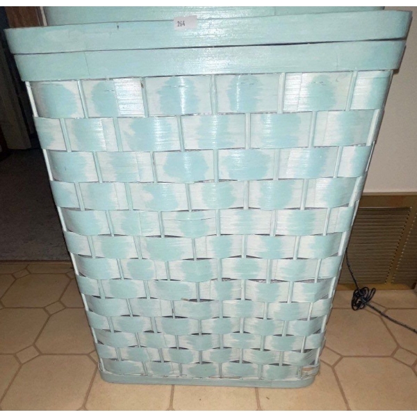 Pastel Blue Wicker Laundry Hampers & More