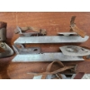Image 6 : Vintage Ice Skates with Leather Straps and Wooden Components
