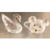 Image 4 : Vintage Swarovski Swan & Mouse (Mouse Tail Is Damaged But Easily Fixed) 3T