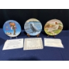 Image 1 : Set of Three Collectors Plates with original boxes and COA
