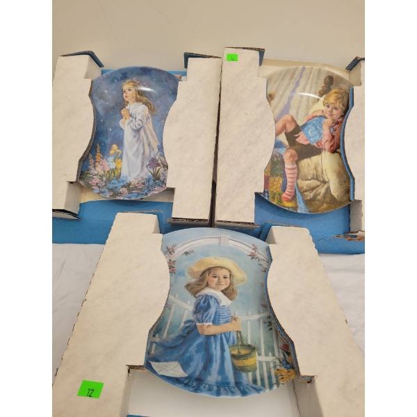 Three Limited Edition Collector Plates by John McClelland for Peco International